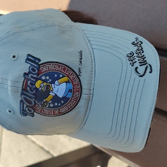 Simpsons Homer To Alcohol The Cause of ..Mmm..Beer   Adjustable Baseball Cap Hat - Picture 3 of 11